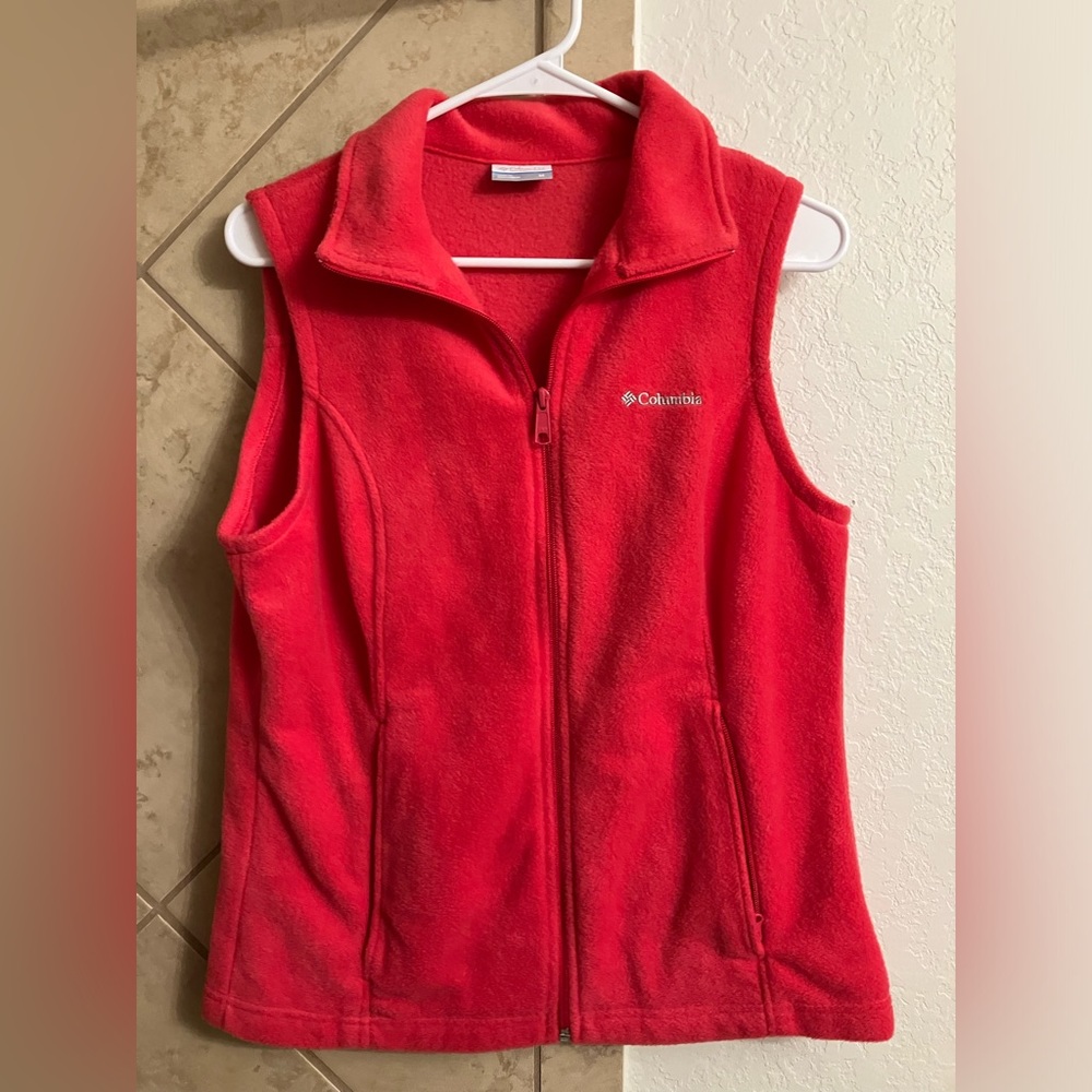 Hot Pink Colombia fleece vest